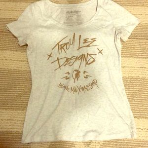 Women’s Troy Lee Designs Tee M Light Grey